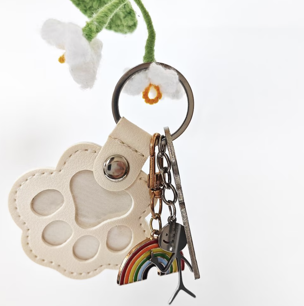 Pet Fur Keepsake Keychain